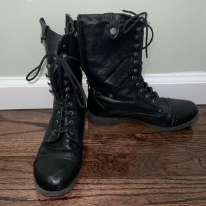 Black Combat Boots